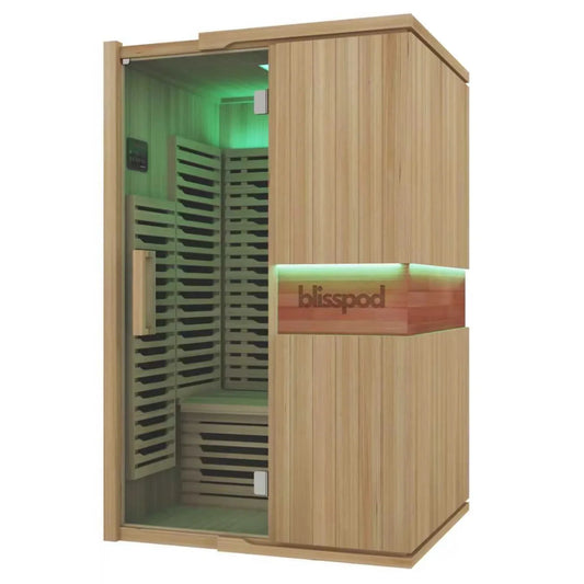 Blisspod Milano Full Spectrum Sauna | 2-Person Canadian Hemlock | Ultra-Low EMF