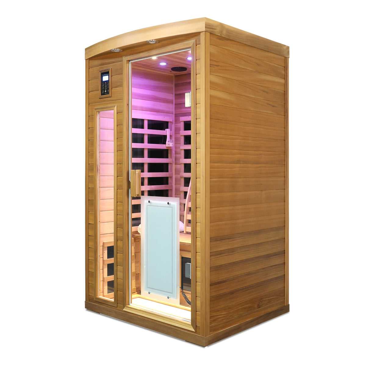 Low EMF 2-Person Red Cedar Far Infrared Sauna