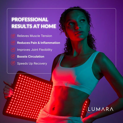 Lumara Tri-Wavelength LED Therapy Pad | 635nm, 830nm & 940nm Light Therapy Pad