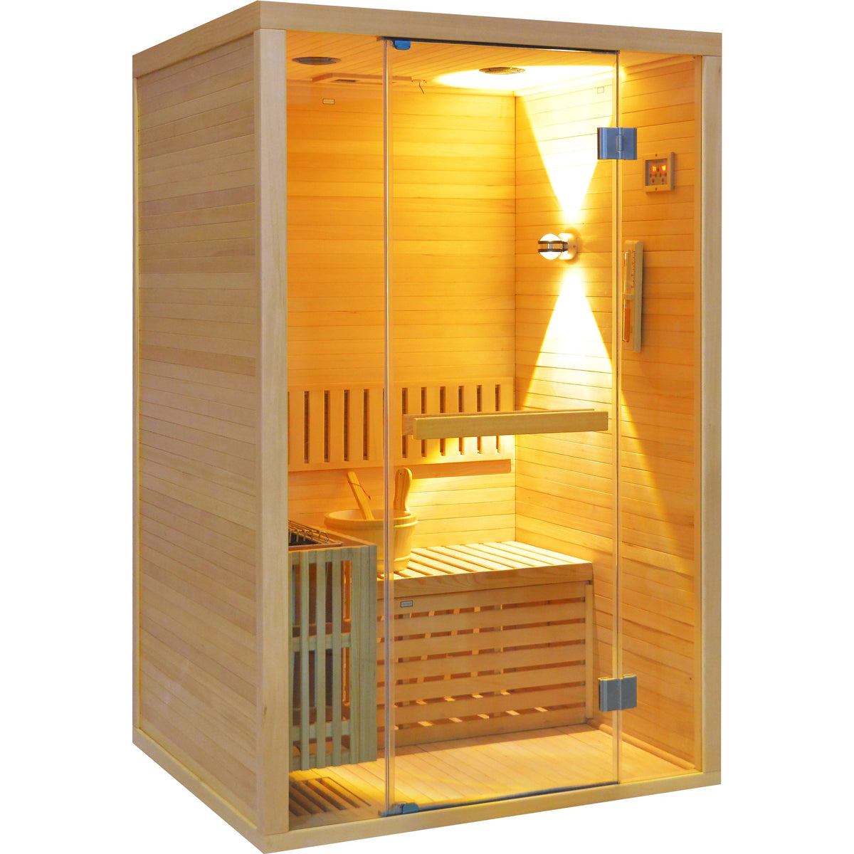 HOSAUNA Premium 2-Person Indoor Sauna