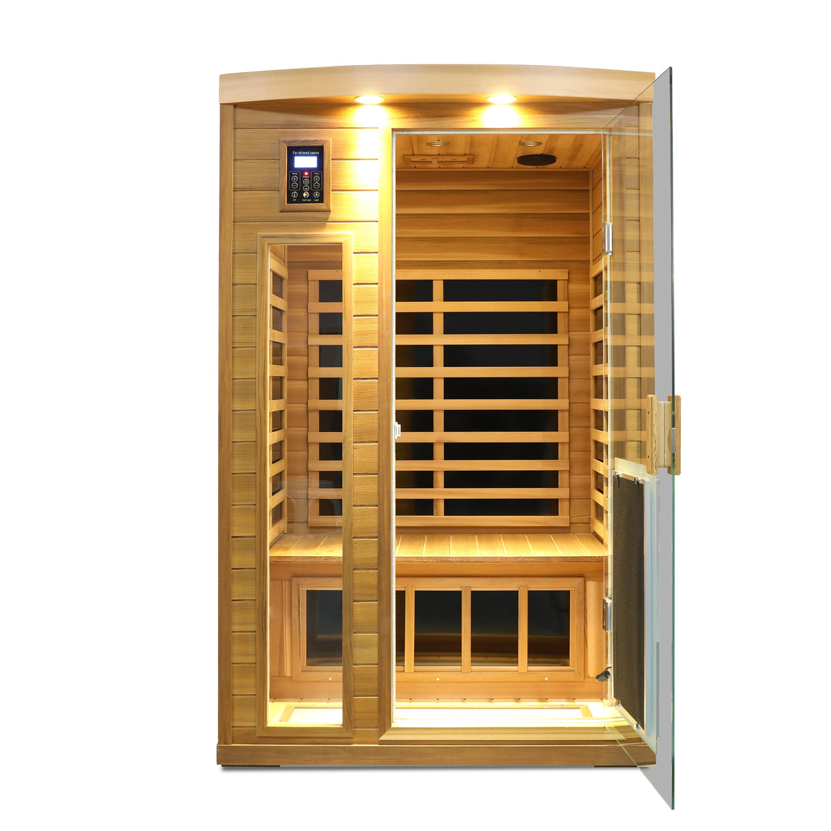 Low EMF 2-Person Red Cedar Far Infrared Sauna
