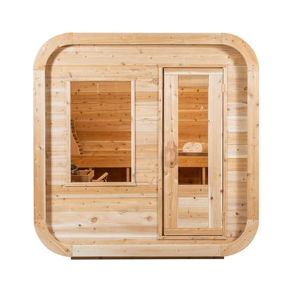 Dundalk Leisurecraft 4-Person Canadian Timber Luna Cube Sauna