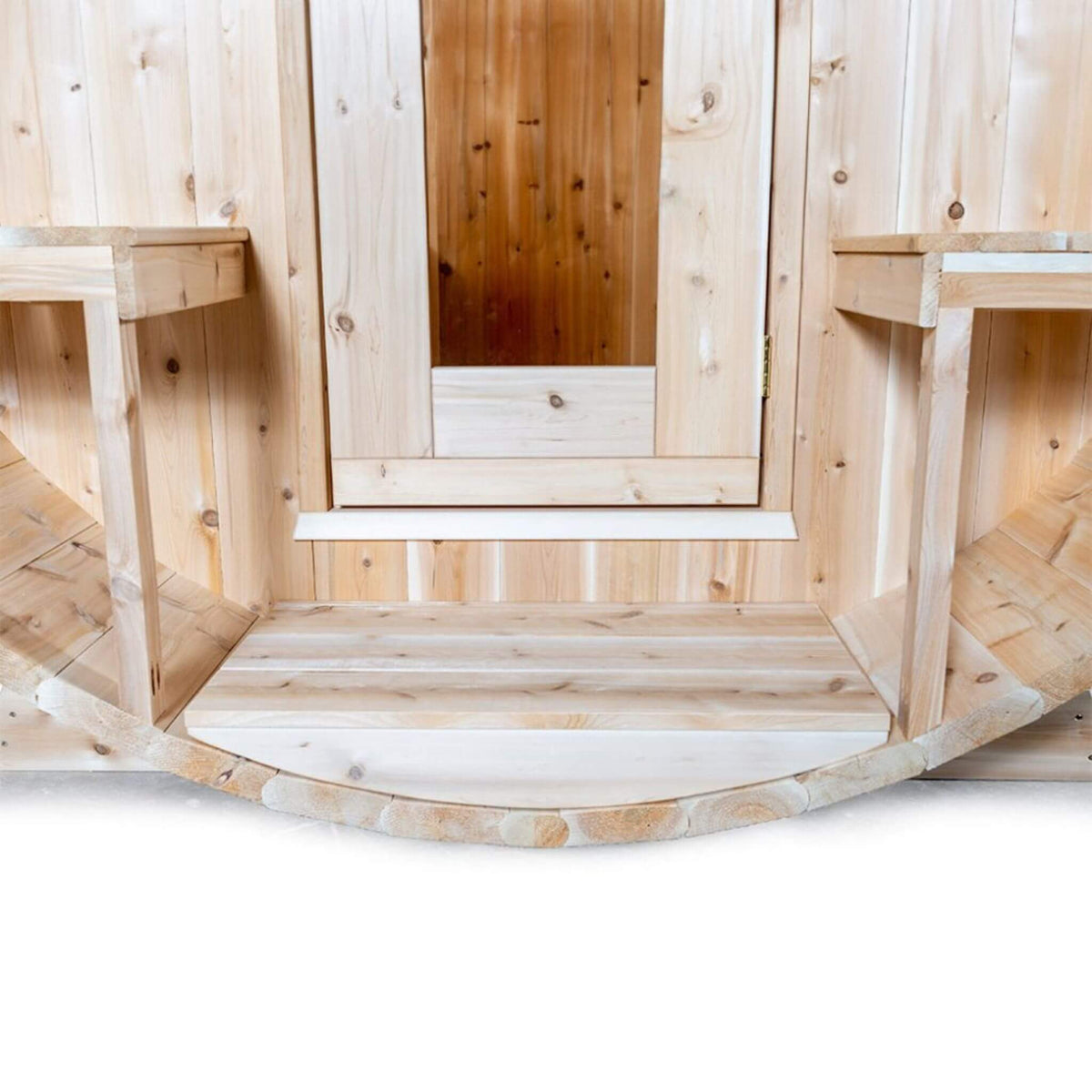 Dundalk Leisurecraft 4-Person Canadian Timber Serenity Barrel Sauna