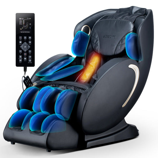 BOSSCARE 3D Zero Gravity Massage Chair with Voice Control, App & Heat
