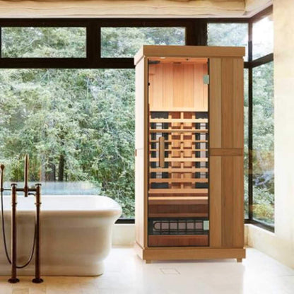Finnmark FD-1 Full-Spectrum 1-Person Infrared Sauna with Bluetooth Audio