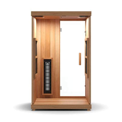Finnmark FD-2 Full-Spectrum 2-Person Infrared Sauna with LCD Touchscreen & Bluetooth