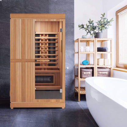 Finnmark FD-4 Trinity 2-Person Infrared & Traditional Sauna | Red Light Therapy
