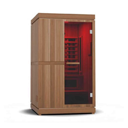 Finnmark FD-4 Trinity 2-Person Infrared & Traditional Sauna | Red Light Therapy