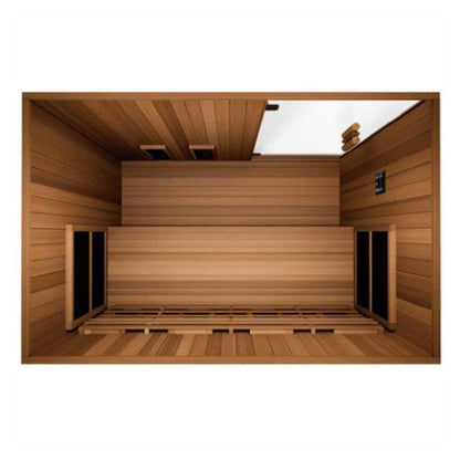 Finnmark FD-3 Full-Spectrum 4-Person Infrared Sauna with Bluetooth & Adjustable Feet