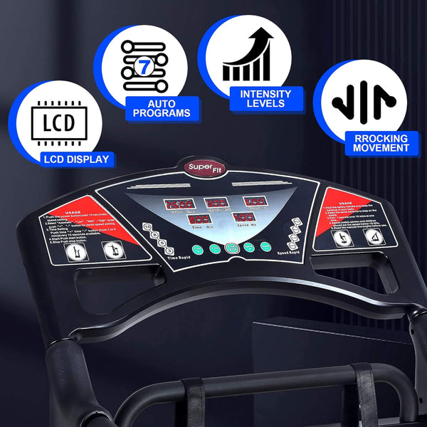Whole Body Vibration Plate – 99 Speeds | 8 Programs | Resistance Bands Included | 400 lb Capacity