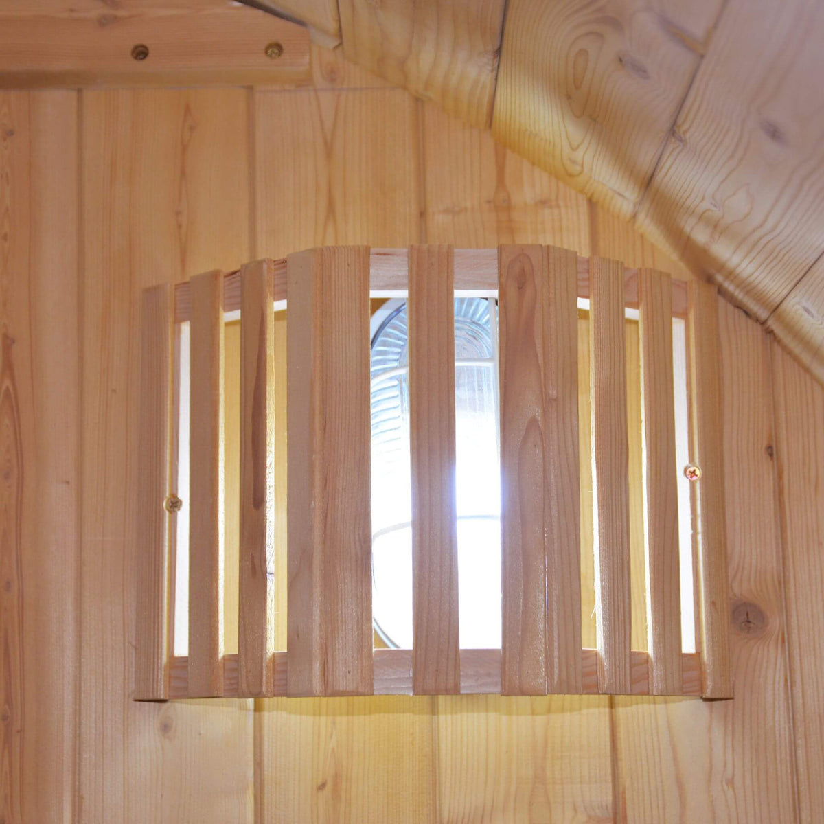 Ignite Large Premium American White Oak Outdoor Wooden Barrel Sauna With 4.5KW Sauna Heater