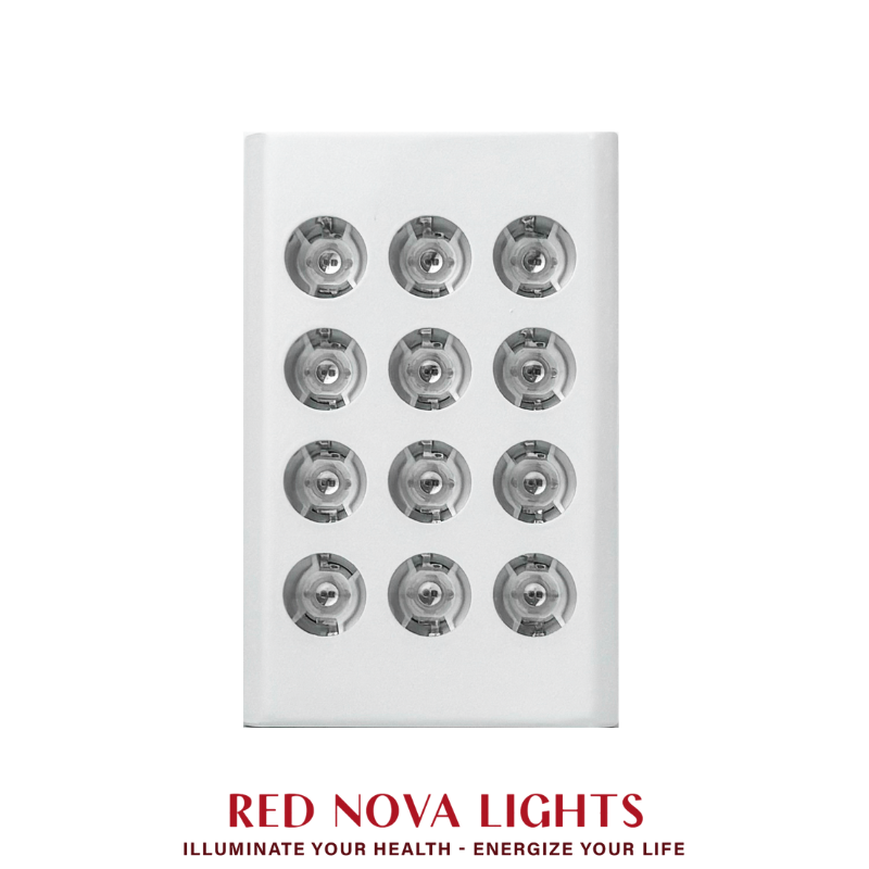 Mini 60 Handheld LED Light Therapy Device | 660nm & 850nm | Rechargeable | 12 Dual-Core LEDs