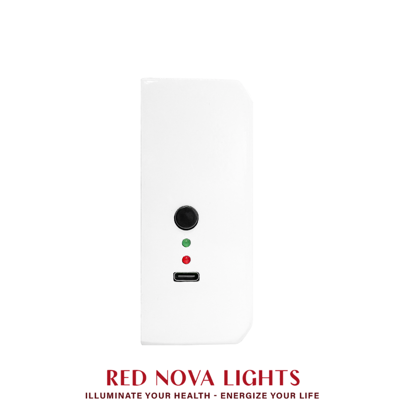 Mini 60 Handheld LED Light Therapy Device | 660nm & 850nm | Rechargeable | 12 Dual-Core LEDs