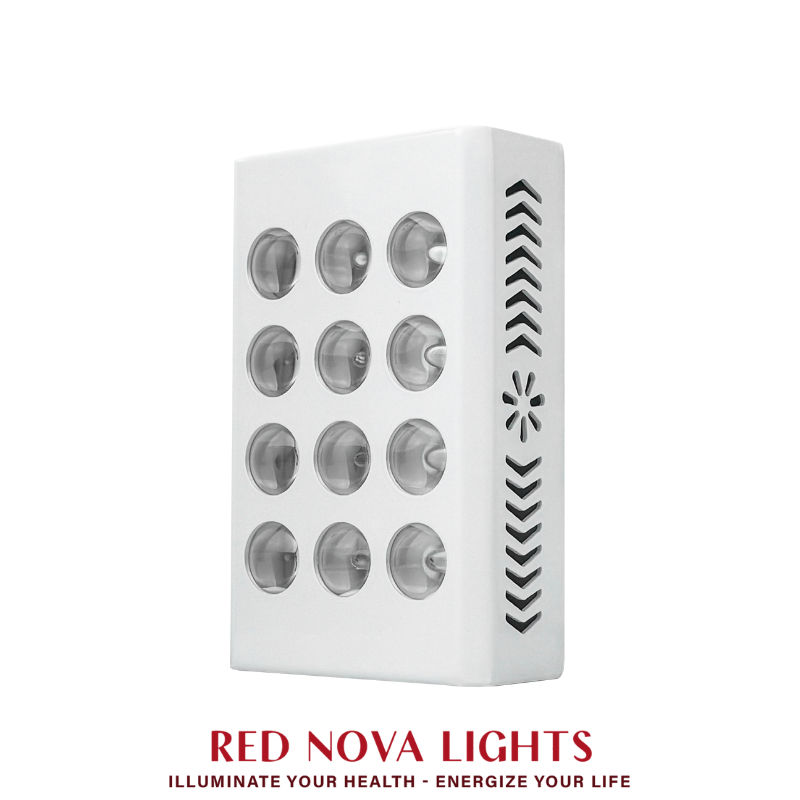 Mini 60 Handheld LED Light Therapy Device | 660nm & 850nm | Rechargeable | 12 Dual-Core LEDs