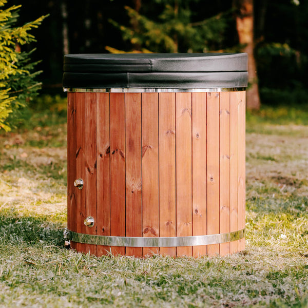 Premium 1-Person ThermoWood Cold Plunge Tub – Fully Assembled