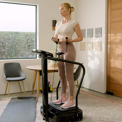 Premium Vibration Plate Exercise Machine with Handles and 99 Speed Levels
