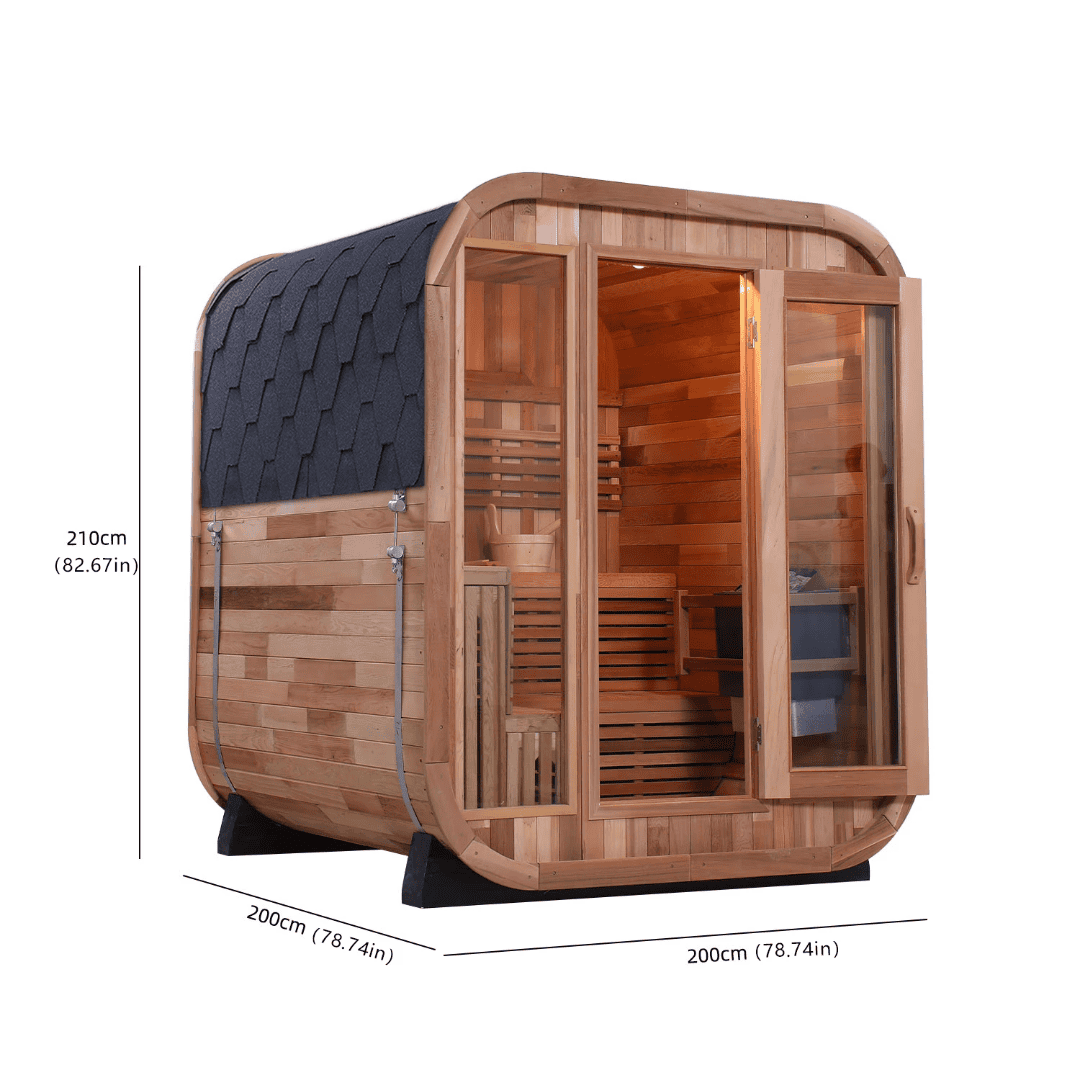 Handmade White Pine Sauna | Traditional Sauna Package