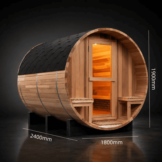 Handmade Red Cedar Electric Sauna