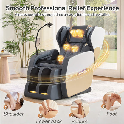 Synca Zero-Gravity Full-Body Heated Massage Recliner Chair