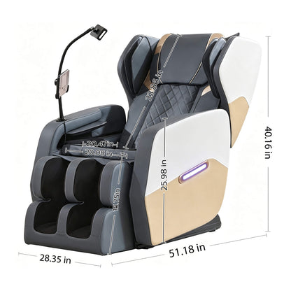 Synca Zero-Gravity Full-Body Heated Massage Recliner Chair