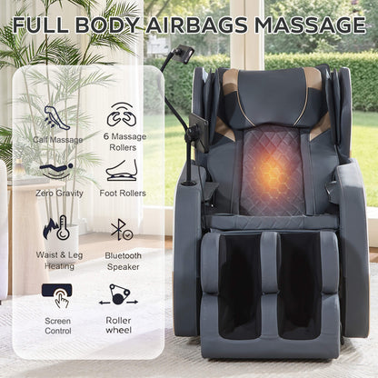 Synca Zero-Gravity Full-Body Heated Massage Recliner Chair